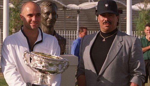 Andre Agassi y Gil Reyes