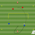 Fútbol-Tenis: Control, Pase y Desmarque